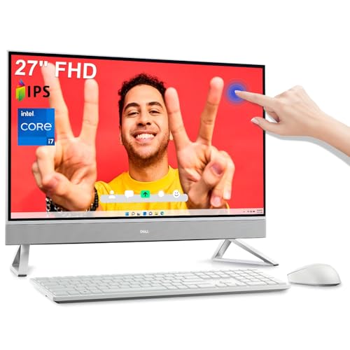 Image of Customized Laptop, Create Using Dell 27 All-in-One Desktop, 27 inch FHD IPS Touchscreen, 10-Core 7 150U (Up to 5.5GHz), 32GB DDR5 RAM, 1TB SSD, NVIDIA GeForce MX570A, Wi-Fi 6E, KB & Mouse