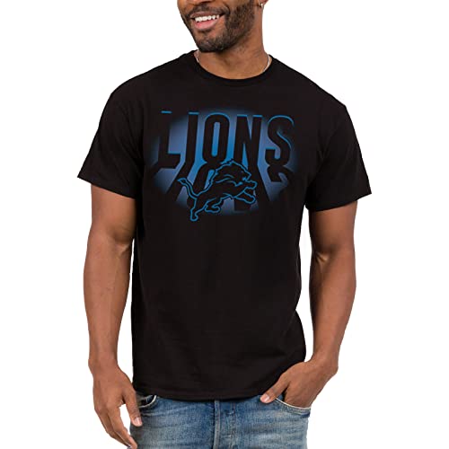 Junk Food NFL - Detroit Lions Spotlight Adult SS T-Shirt Black by Junk Food - Used condition - US$12.26