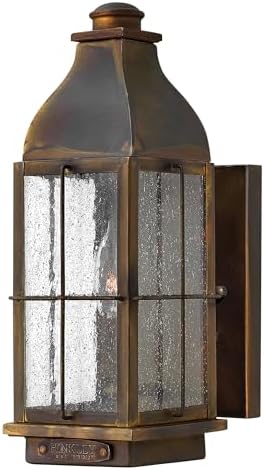 Hinkley Bingham One Light Small Outdoor Wall Mount, Sienna