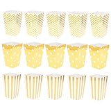 OSOLADY 60個 使い捨てポップコーン紙箱 映画鑑賞やパーティーに フレンチフライ対応 軽量で持ち運び便利 ポップコーンやキャンディー収納