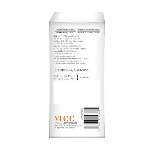 VLCC Eternal Youth Skin Firming Under Eye Gel - Lightweight and Fast Absorbing with Vitamin E and Niacinamide - Face Serum for Eye Care - 0.67 oz