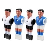 BESPORTBLE 4pcs Foosball Player Figures for Table Soccer Includes Uniforms and Uniforms Family Interaction and Hand-Eye Coordination for Soccer Games