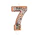 Havercamp Camo Birthday 3 Inch Number "7" Seven Candle, Next Camo Party Collection