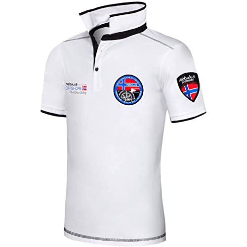 Nebulus Polo Forward T1304, Blanco, XL