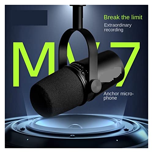 Microphone studio USB XLR dynamic mic compatible live streaming