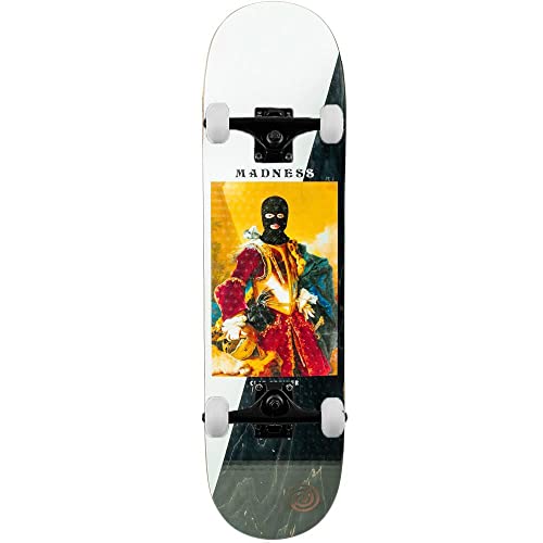 Madness Clay Masked Impact Light Skateboard complet Noir/blanc 21 cm Cover