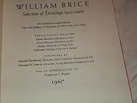 William Brice: Selection of drawings, 1955-1966. Forewords by Gerald Nordland [and] Thomas W. Leavitt and an appreciation by Frederick S. Wight B0007H232Y Book Cover