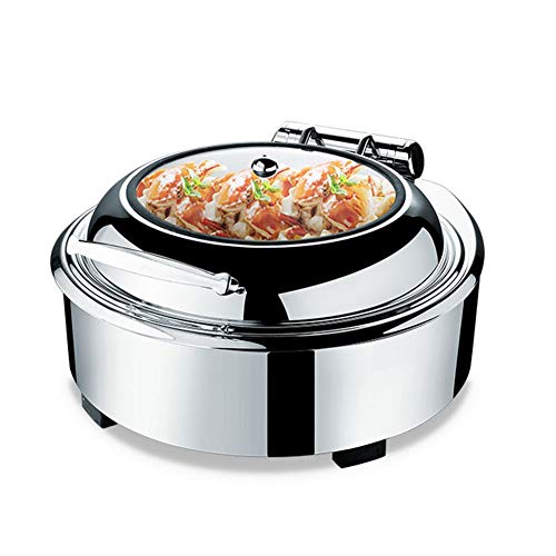 Aprilhp Kommerziell Buffetwärmer Warmhaltebehälter Stövchen Speisenwärmer Chafing Dish Edelstahl Wärmebehälter Chafer… – Bild 5