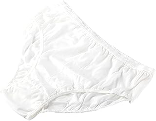 Women's Disposable Pure Cotton Underwear Travel Panties High Cut Granny Briefs White/Macarons/Black (10pcs)
