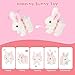 Easter Realistic Bunny Toys - 14-Piece Rabbit Toys with 6