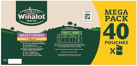 WINALOT Meaty Chunks Mixed in Jelly Wet Dog Food 40x100g - View 6