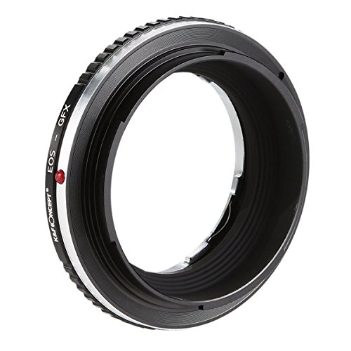 K&F Concept® EOS - GFX adapter obiektywu, obiektyw pierścień adaptera do obiektywu Canon EOS EF do aparatu Fujifilm Fuji GFX