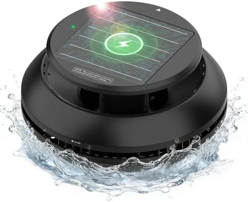 Y60 Cordless Solar Pool Skimmer - 2026 Automatic Robotic Pool Surface ...
