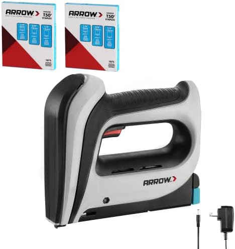 Arrow Cordless Staple Gun Kit with 3750 Pieces T50 Staples