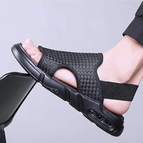 Men's Soft Sole Sandals Summer Outdoor Open-Toe Anti-Slip Casual Platform Sports Beach Shoes4