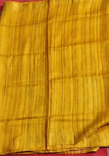Triveni Handloom gold bhagalpuri silk saree – image 4