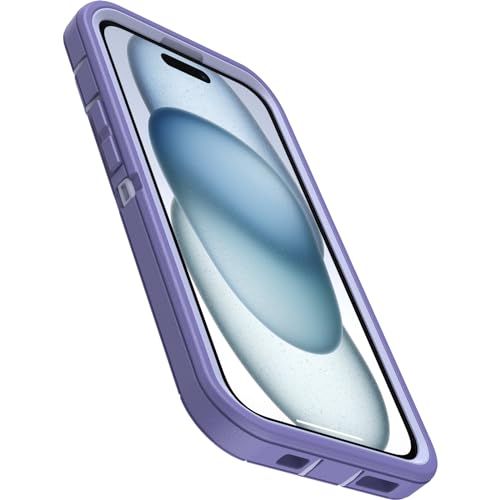 OtterBox iPhone 15, iPhone 14, and iPhone 13 Defender Series Case - Mountain Majesty (Purple), screenless, Rugged & Durable, with Port Protection, Includes Holster Clip Kickstand by OtterBox - Image 3
