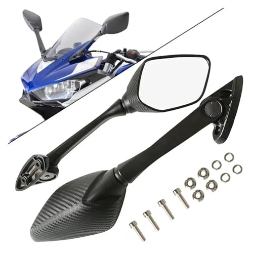Espejo moto lateral y espejos retrovisores punto ciego para motos YZF R3 2015-2017 y R25 2014-2016 3
