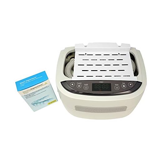 iSonic Ultrasonic CPAP Deep Cleaner (Small) P4821-CPAP, 2.6Qt/2.5L, 110V for North America, with SS. Weight Bracket, Cleaning Tablet, Beige