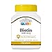 21st Century Biotin 5000 mcg Capsules, 110 Count