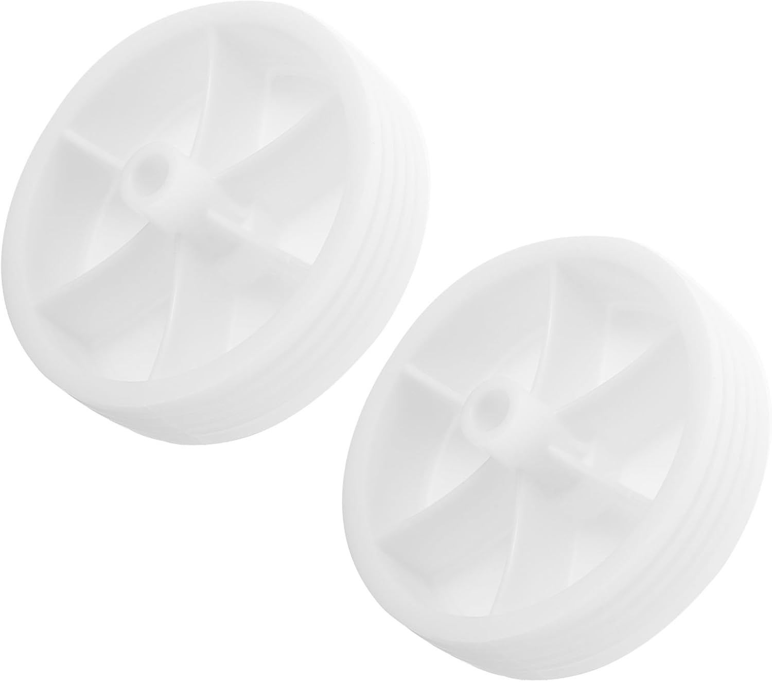 Ciieeo 2pcs Bike Training Wheels Balance Tire Replacement Stabilisers for Bicycle, White Plastic Auxiliary Wheels for Cycling Safety and Stability
