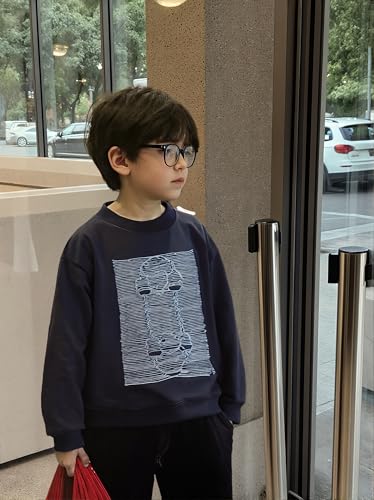 Image of T2F Boys Cotton Printed Oversized Fit DropShoulder Round Neck Sweatshirt (Pack of 3)