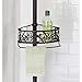 InterDesign Vine Constant Tension Shower Caddy – Bathroom Storage Shelves for Shampoo, Conditioner and Soap, Bronze