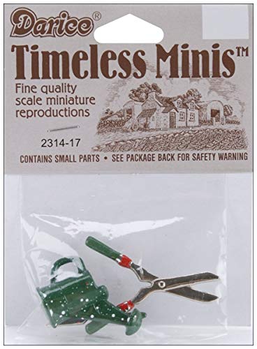 Darice Timeless Miniatures: Gardening Equipment