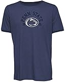 Officially Licensed by NCAA Camp David NCAA Penn State Nittany Lions Men\'s Short Sleeved Heathered Jersey, Large, Navy