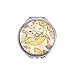 Banana Fruit Illustration Colorful Pattern Hand Compact Mirror Round Portable Pocket Glass