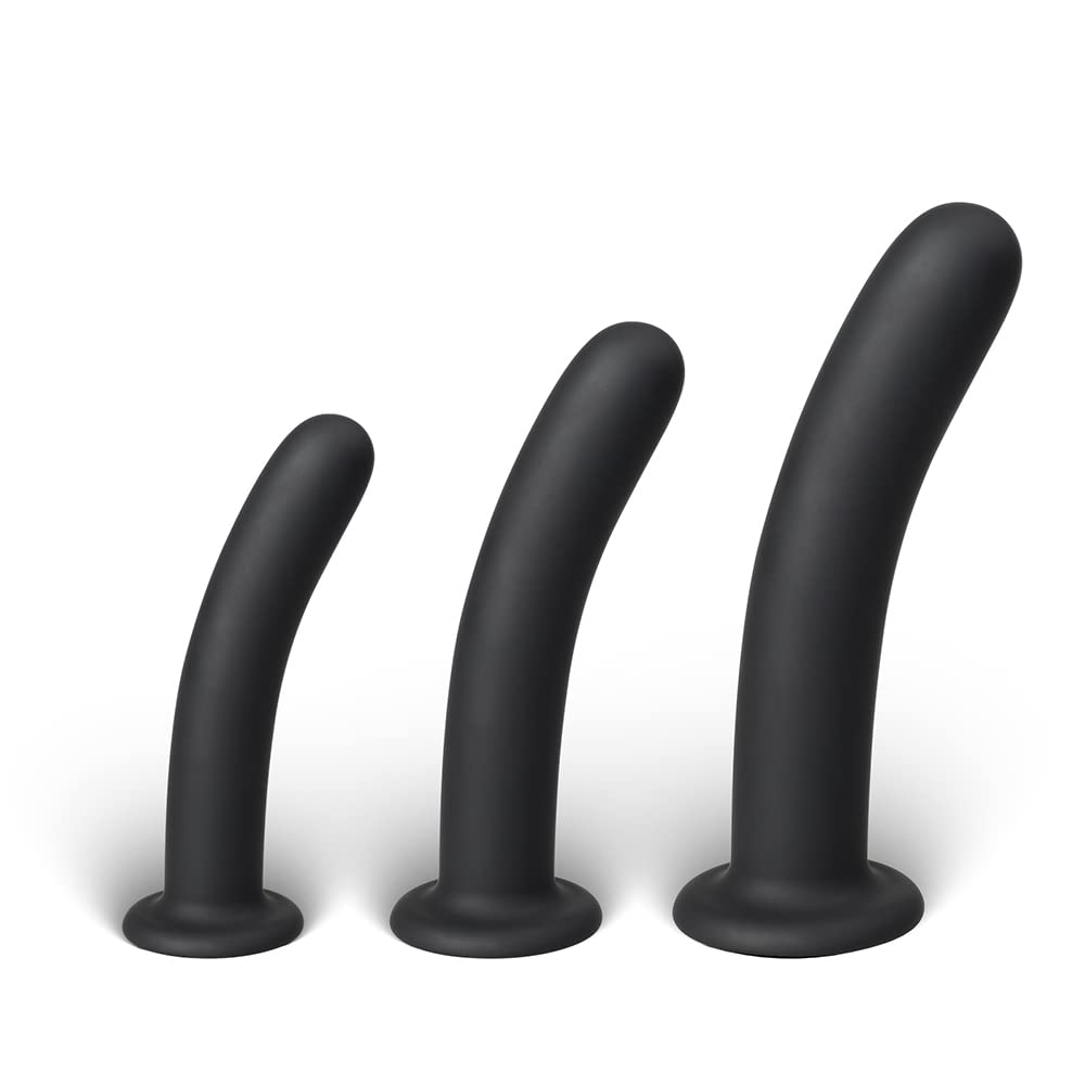 BeHorny Strap On Dildo Harness Set of 3 Dildos