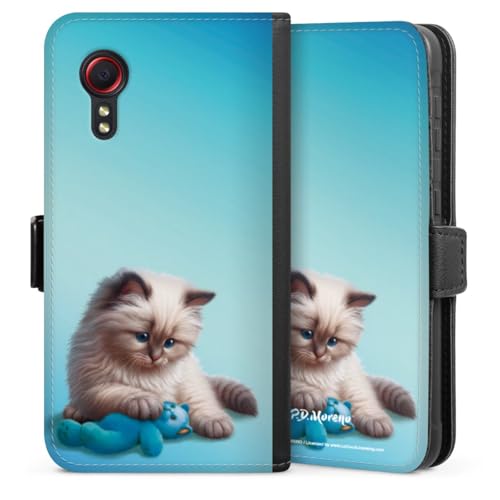 Etui Galaxy XCover 5 EE Antichoc Solution Ecran Rayé Design Chat Mignon