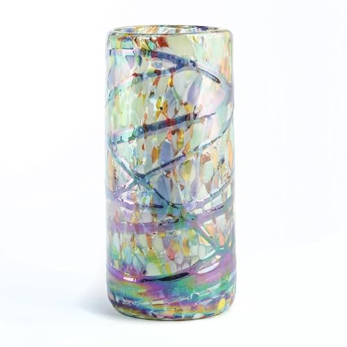 MEXTEQUIL Authentic Mexican Hand Blown Shot Glasses (Set of 4) – Tropical Breeze Gradient Design – 2 oz Handcrafted Tequila & Mezcal Set – Recycled Glassware Made in Mexico by MEXTEQUIL - Image 6