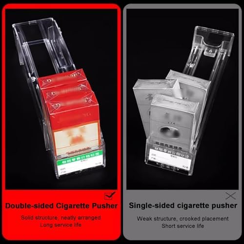 Store Display Rack Wall Mounted Storage Rack Supermarket Convenience Store Automatic Cigarette Rack Space Saving Assembled Display Cabinet,Cigarette Display Rack, Acrylic Automatic Pusher fo image 5