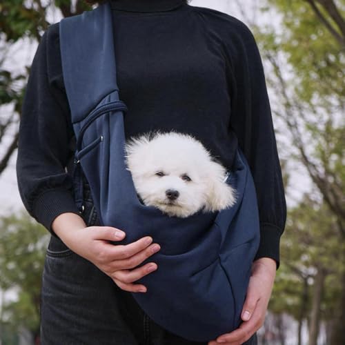 Bolsa de transporte reversible para gatos y cachorros con bolsillo extra 4