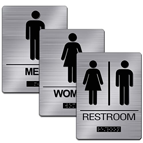 Plaques de toilette braille Therwen pour harmoniser les portes de votre restaurant