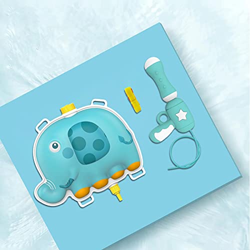 Mochila com pistolas de água para crianças, armas de esguicho de desenho animado, brinquedos de arre