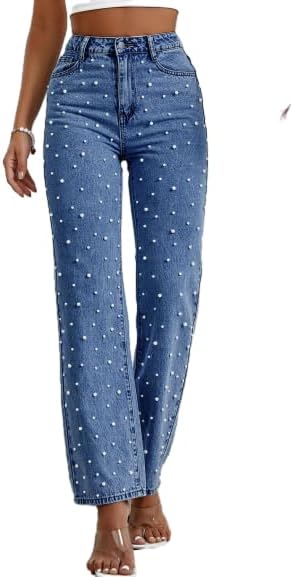 Baggy Jeans for Woman High Waisted Loose Straight Leg Wide Leg Denim Jean Womens Boyfriend Y2K Pants Trendy