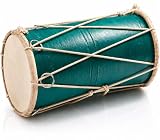 Tambour tabla folk indien classique en bois et cuir fait à la main - Instruments de musiqu...
