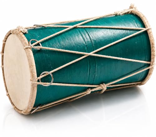 Small 10 x 6 Inch Compact Dholak Drum Set
