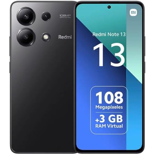 Xiaomi Redmi Note 13 4G Unlocked Smartohone,8GB+256GB Octa-core,6.67" 120Hz AMOLED Display,108MP Triple Camera,Snapdragon 685 Processor,5000mAh Battery 33W Fast Charging (Midnight Black)