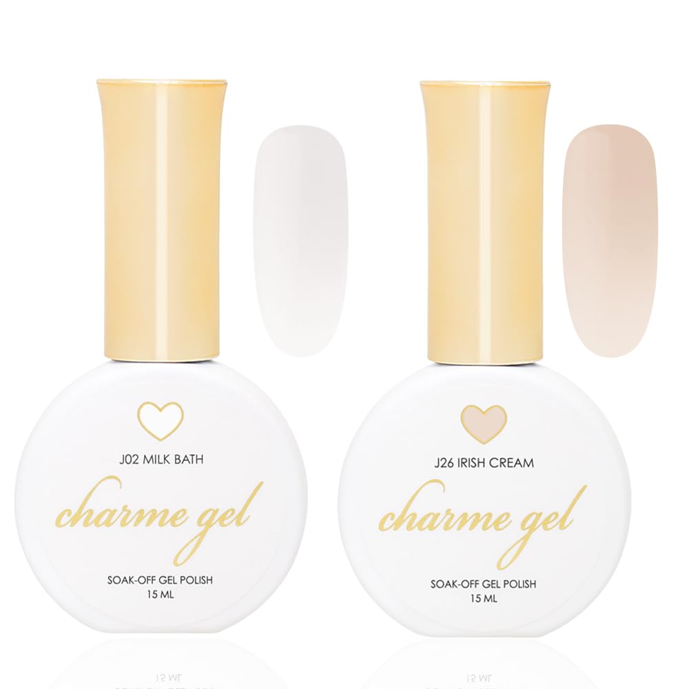 Daily Charme Charme Gel Velvet Chameleon Cat Eye Magnetic Gel Nail Polish Duo Bundle Mooncat + Unikitty 15ml/bottle Color Shifting Soak Off UV LED Home DIY/Nail Salon Manicure