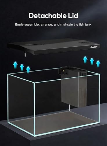 Pondon 5 Gallon Fish Tank With Detachable Lid thumb #1