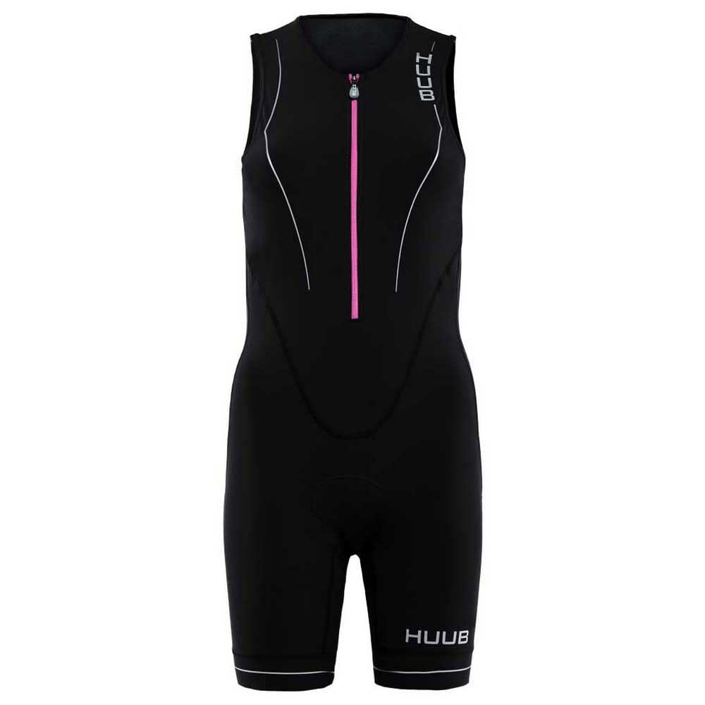 Huub Damen Aura ärmelloser Trisuit, Schwarz/Violett