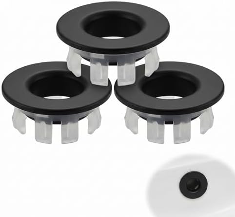 3 Pcs Embellecedor Lavabo Agujero, Anillo Desbordamiento Lavabo d...