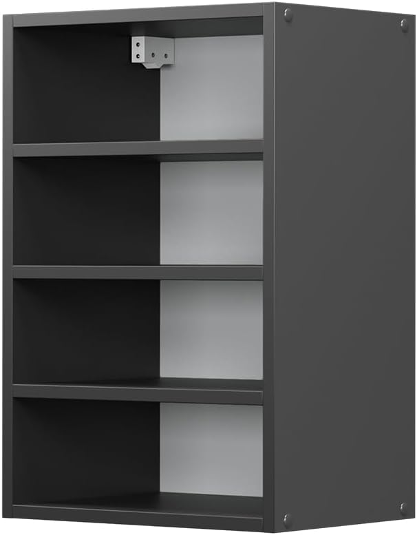 Interior view of the assembled Vicco R-Line wall cabinet