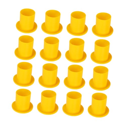 Capuchons barres d'armature NUOBESTY anti-perforation protection jaune haute visibilité