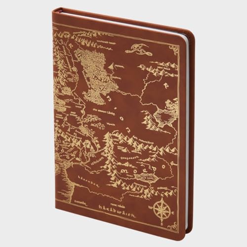 Lord Of The Rings Map of Middle Earth Journal : fini l'encre qui bave sur vos carnets