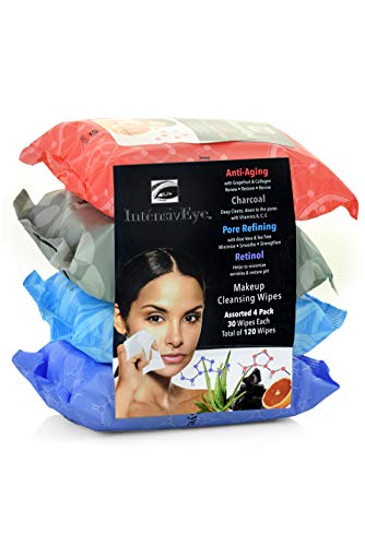 Makeup Cleansing Wipes- Anti Aging/ Charcoal/ Pore Refining/ Retinol