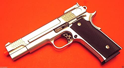 AirSoft 350 FPS G20S Metal Pistol -M945 Tactical Spring Handgun -Silver